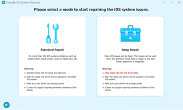 TunesKit iOS System Recovery gallery image