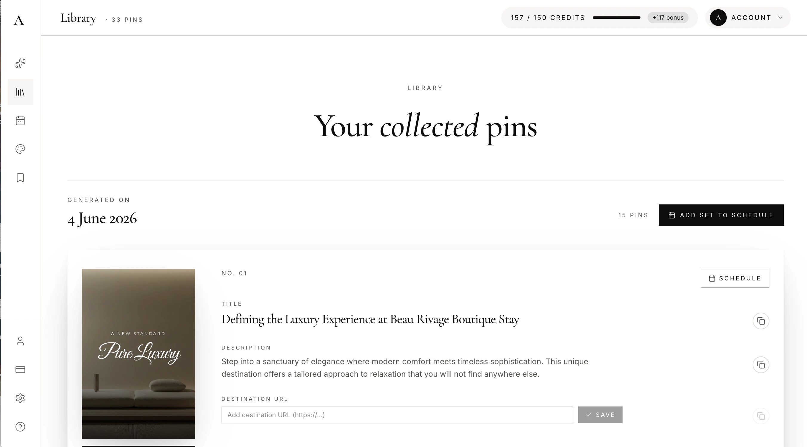 Atelier - The editorial pin studio screenshot 4