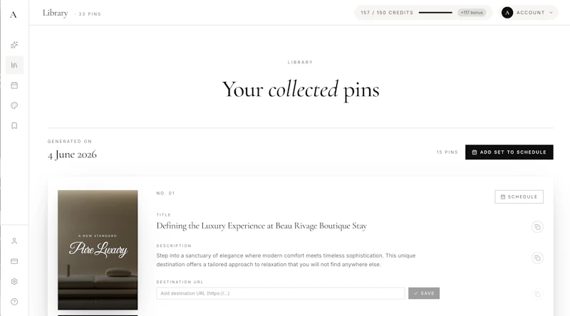 Atelier - The editorial pin studio screenshot 5