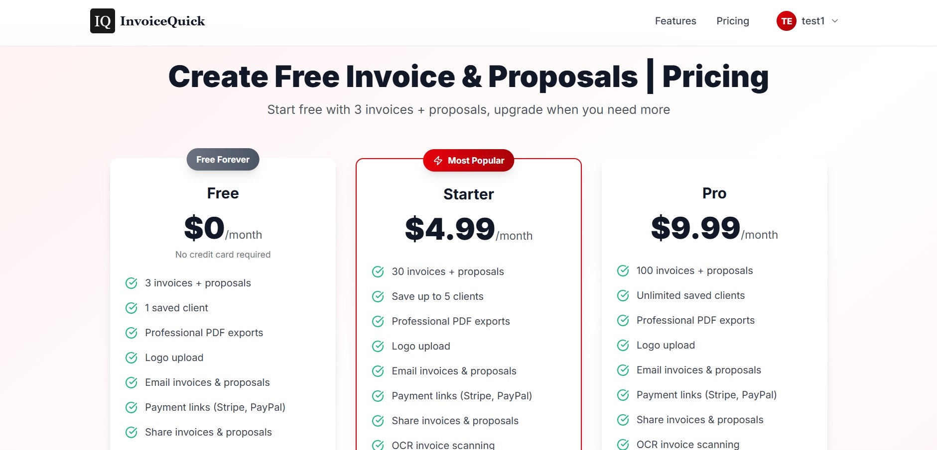 InvoiceQuick gallery image