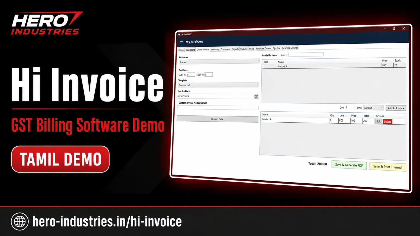 Hi Invoice