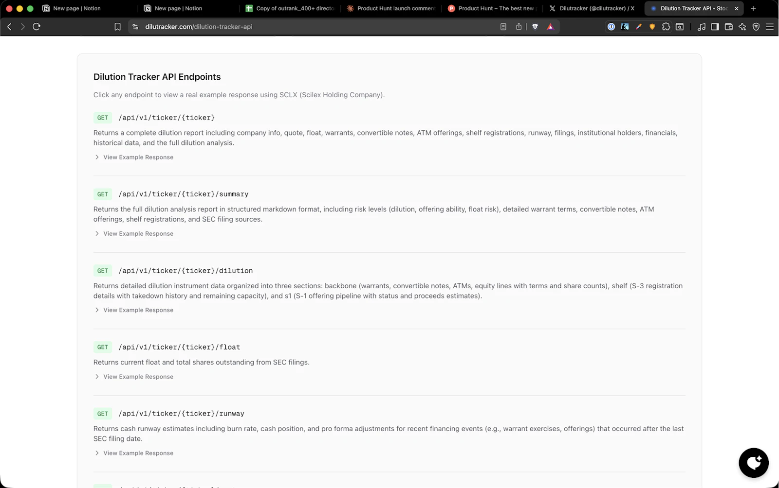 Dilutracker screenshot 3