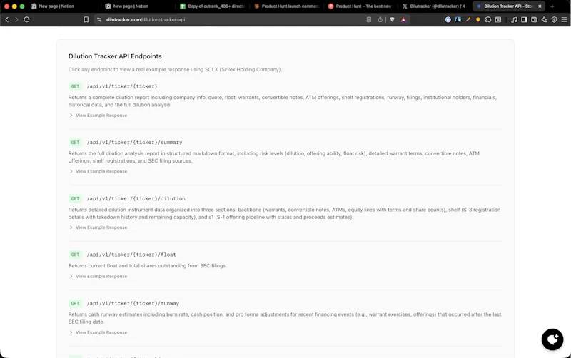 Dilutracker screenshot 3