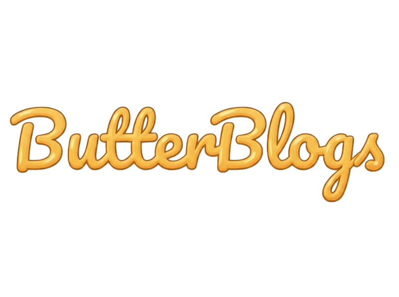 ButterBlogs - Product Hunt launch logo and brand identity