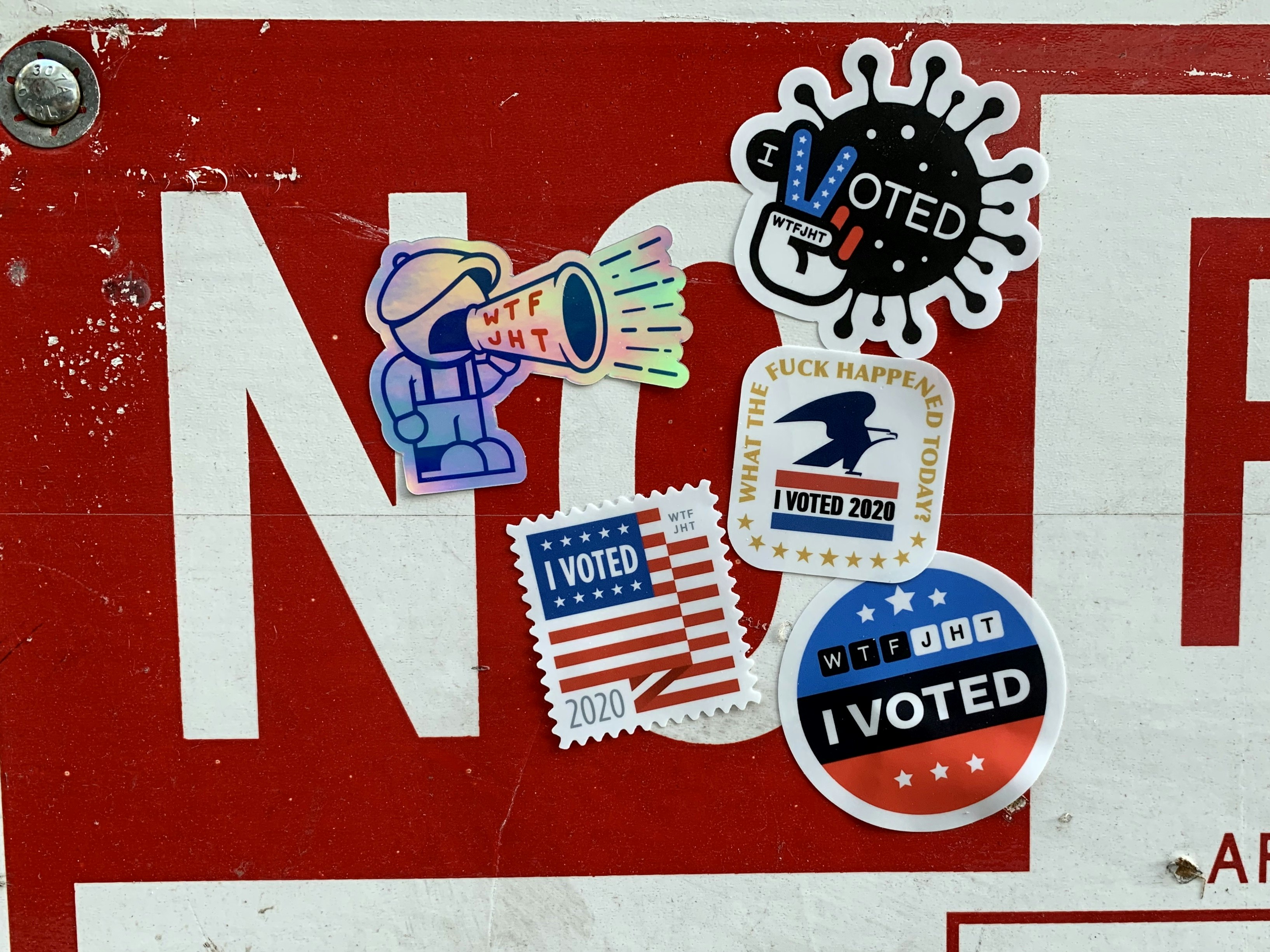 Free "I voted" stickers gallery image