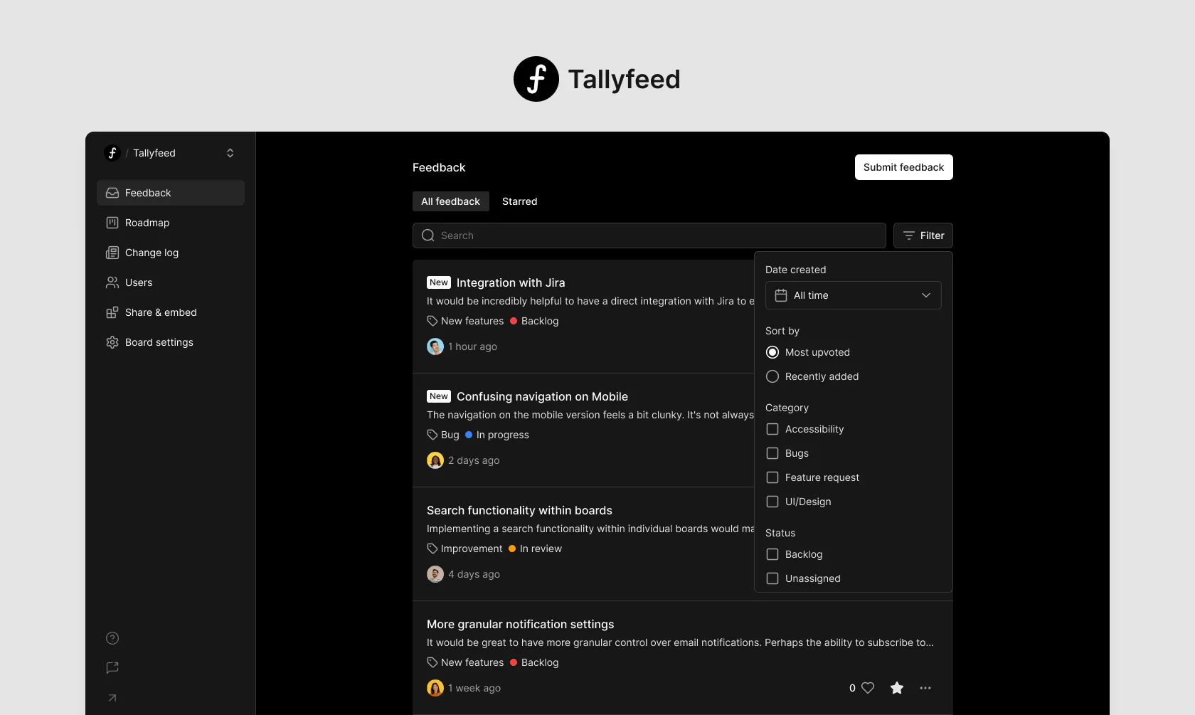 Tallyfeed gallery image