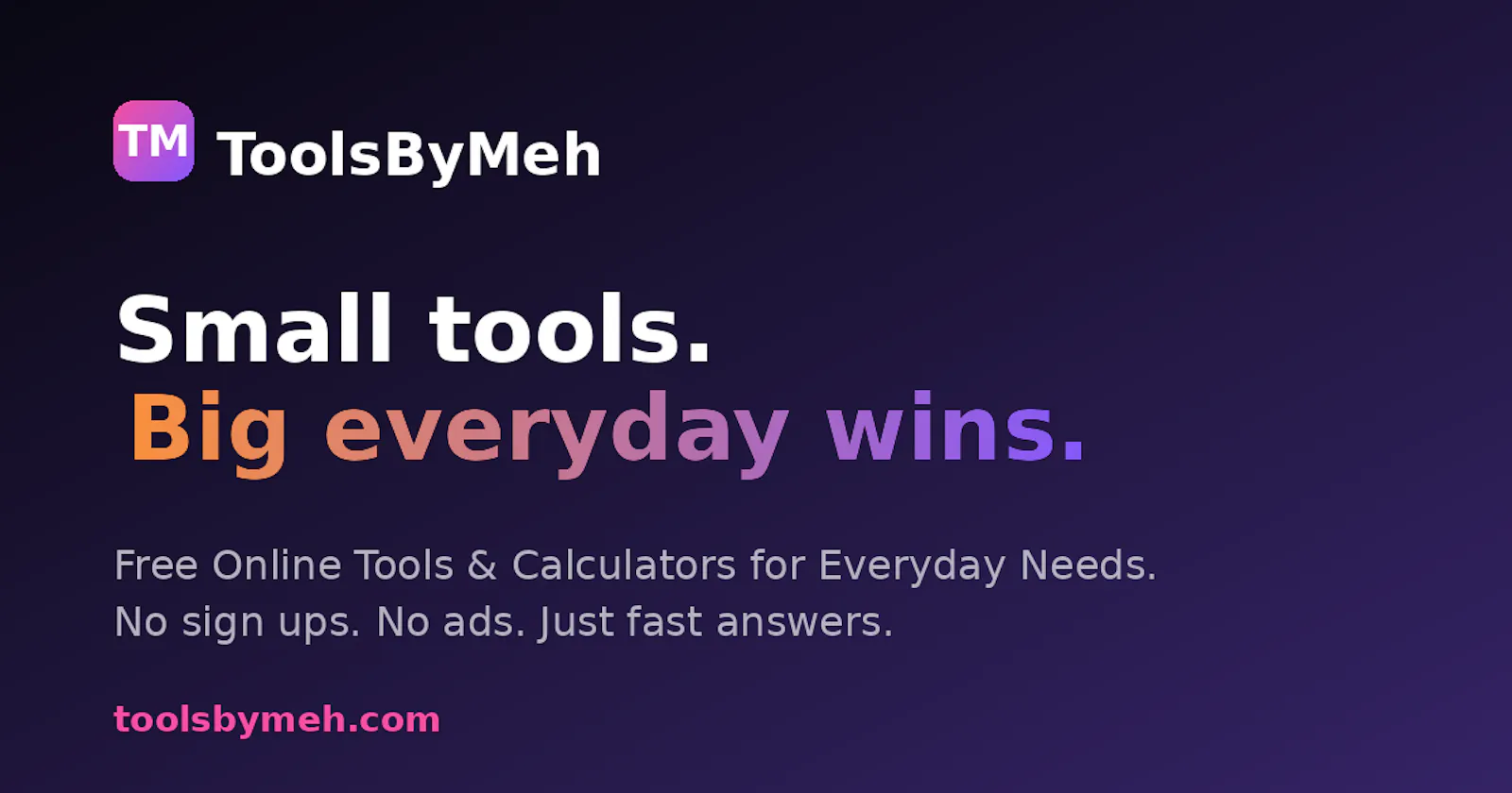 ToolsByMeh screenshot 1