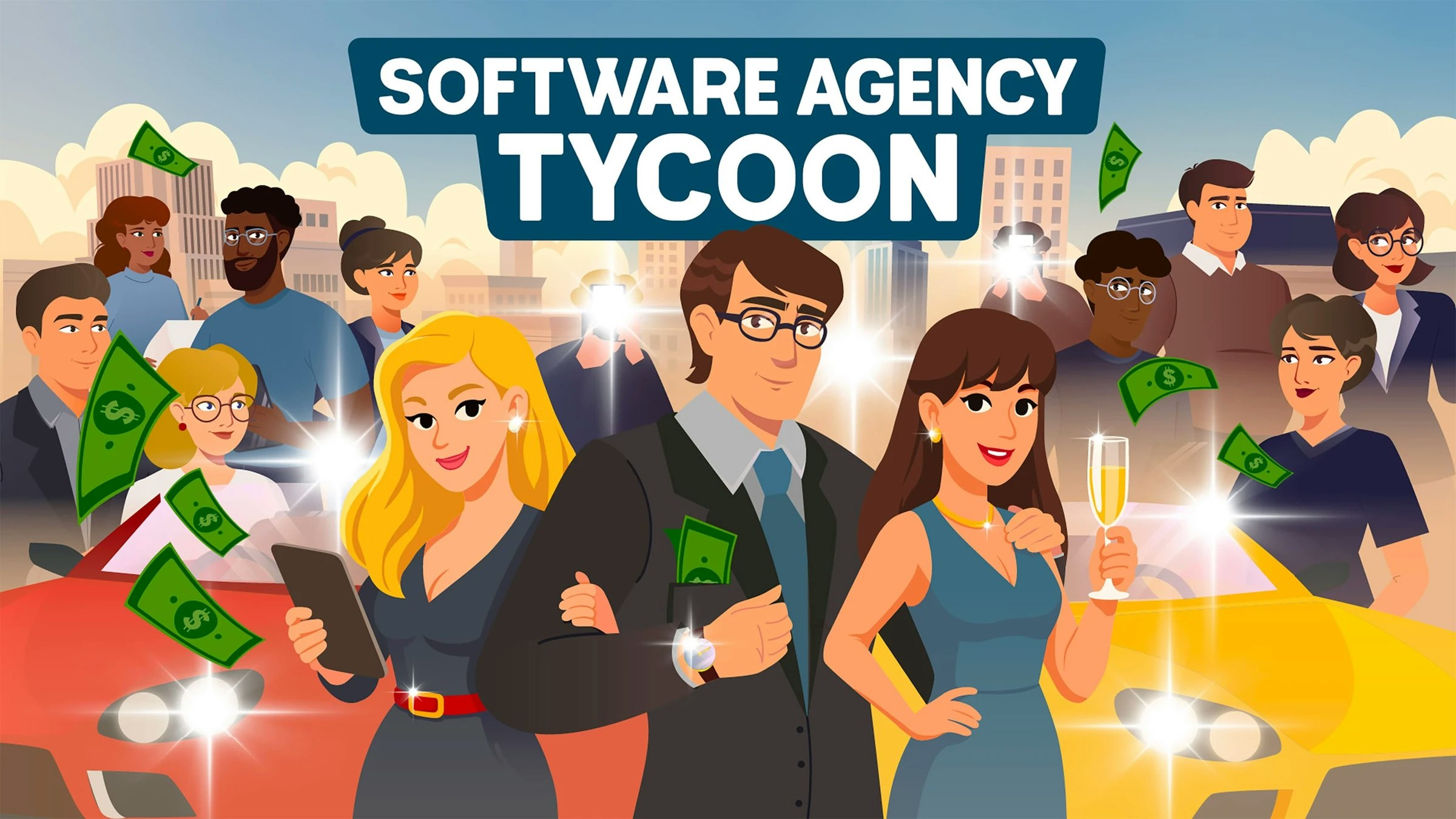 Software Agency Tycoon - Main product screenshot demonstrating key features and user interface