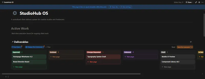 StudioHub OS screenshot 3