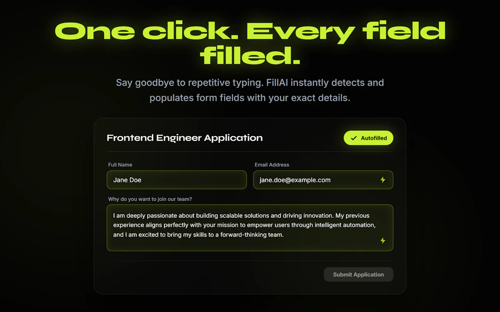 Fill AI  screenshot 3