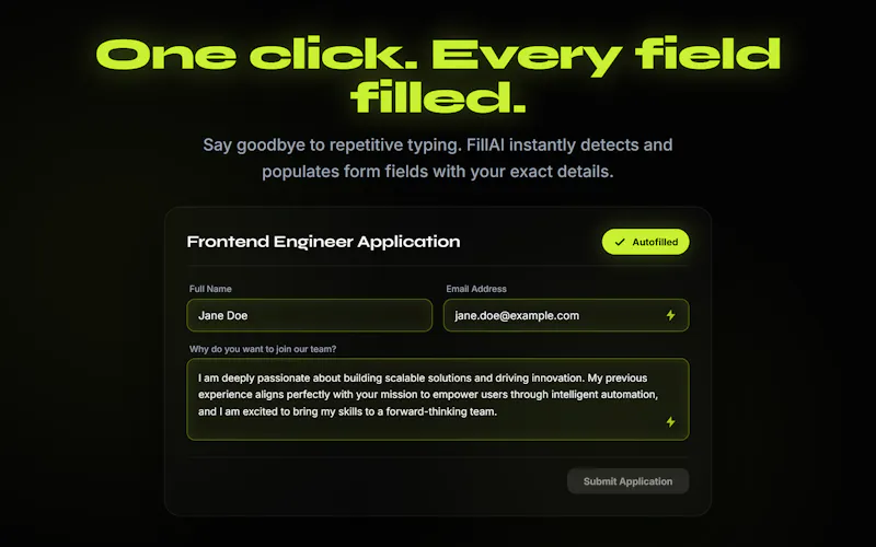 Fill AI  screenshot 3