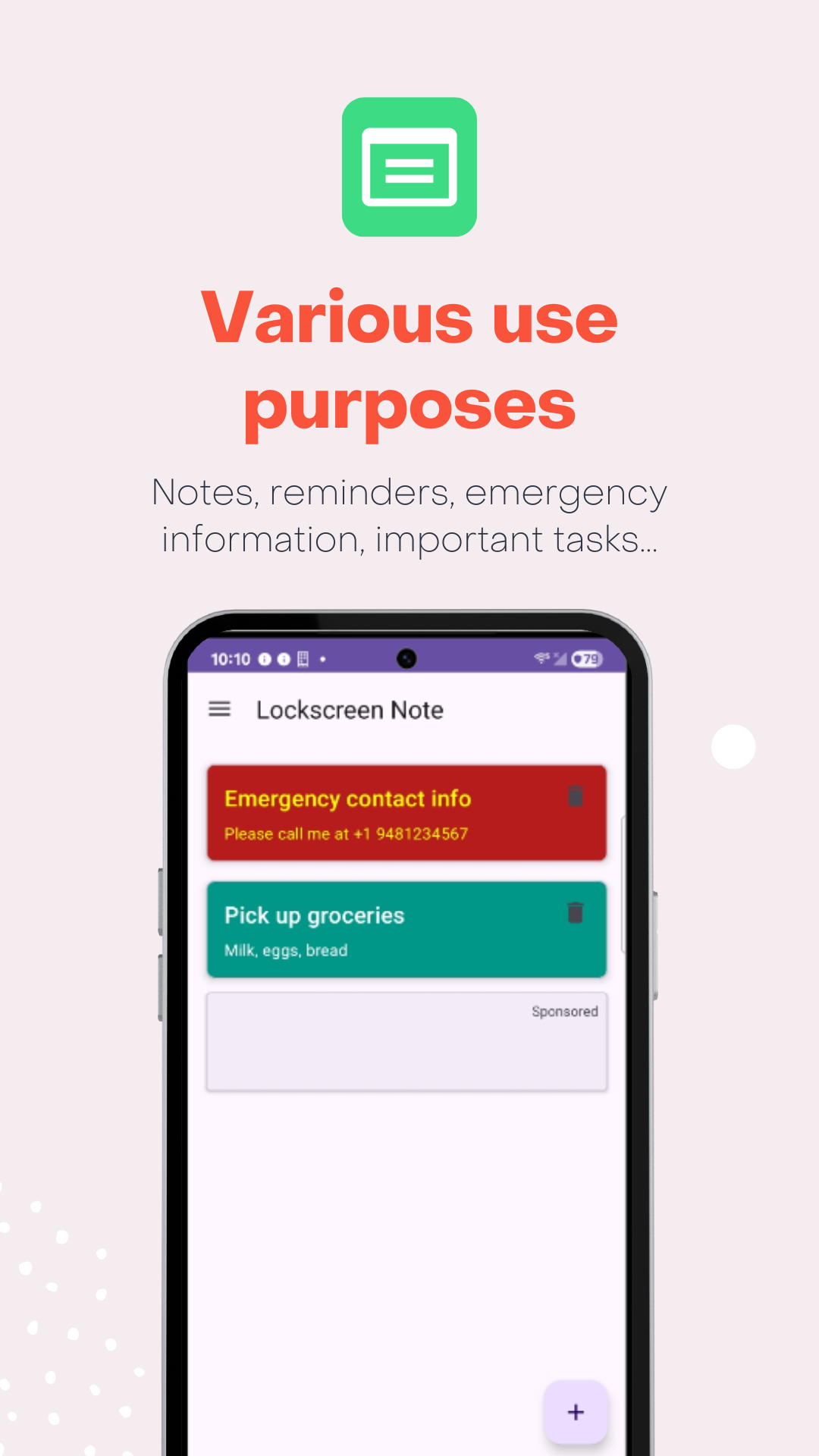 LockscreenNote - Never Miss What Matters gallery image
