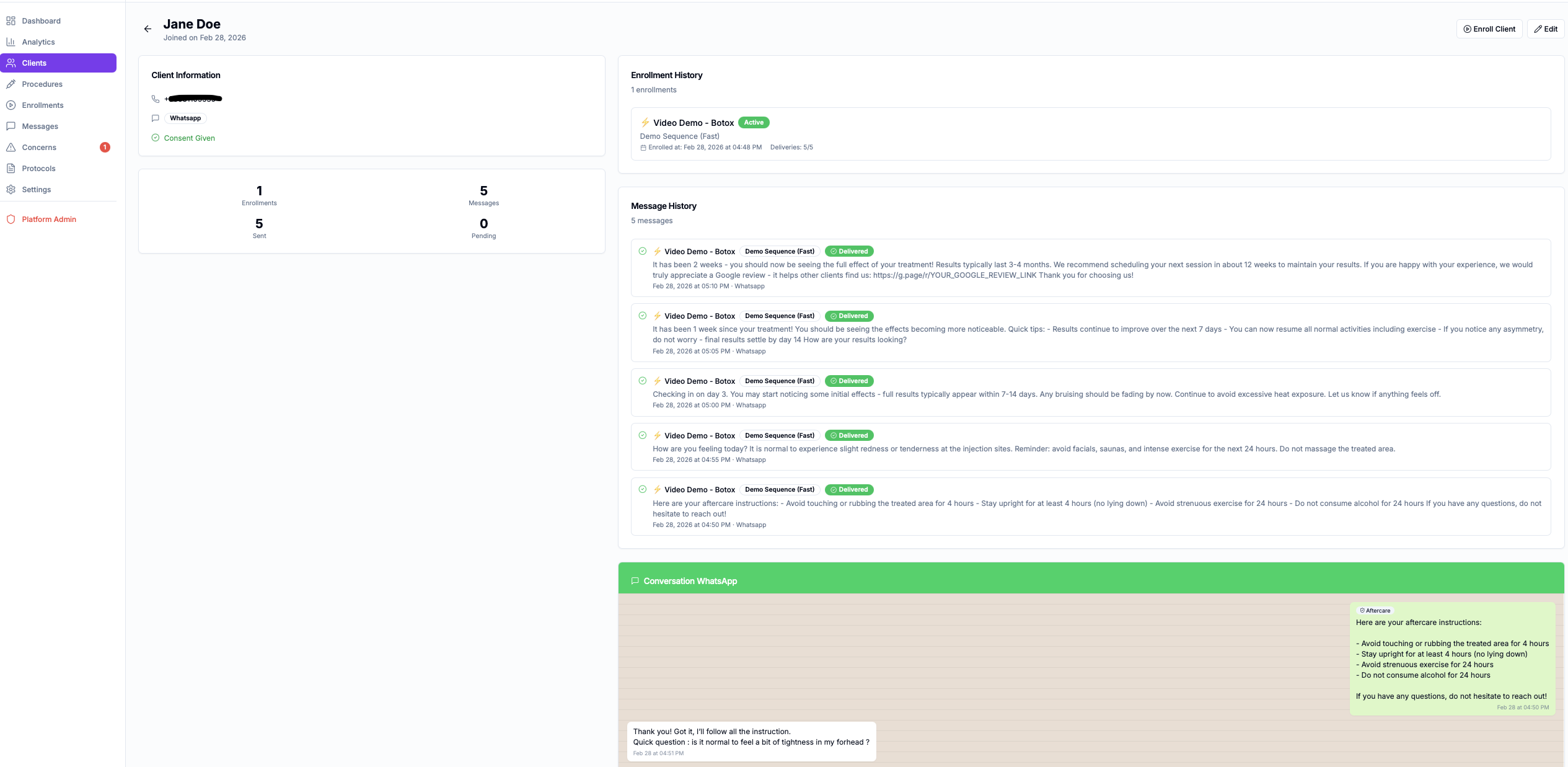 PostCare - Screenshot 3 showing product features and functionality