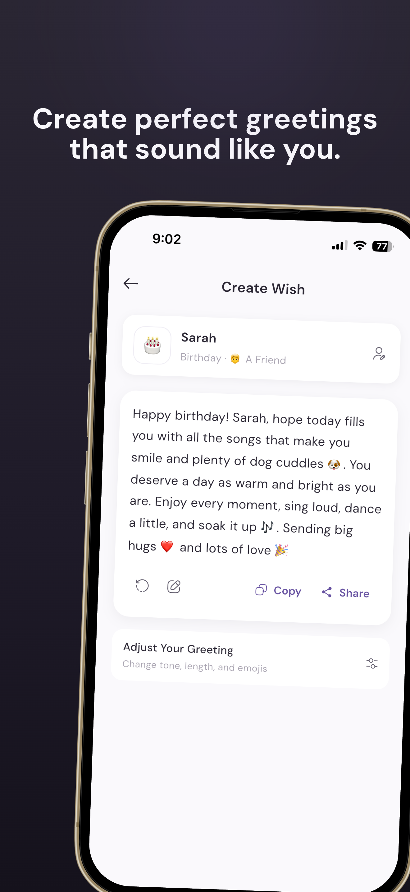 WishDay: AI Occasion Reminders & Wishes gallery image