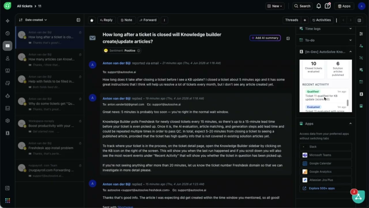 Knowledge Builder for Freshdesk gallery image