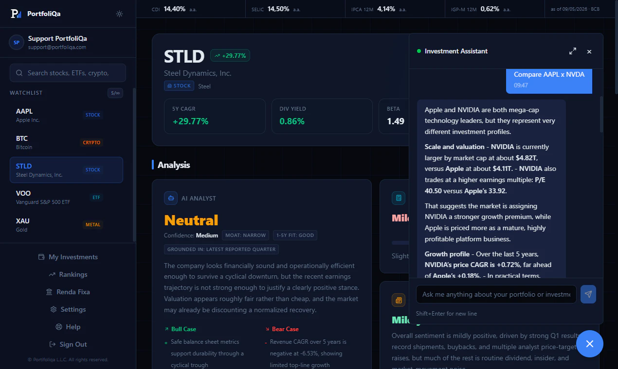 PortfoliQa screenshot 6
