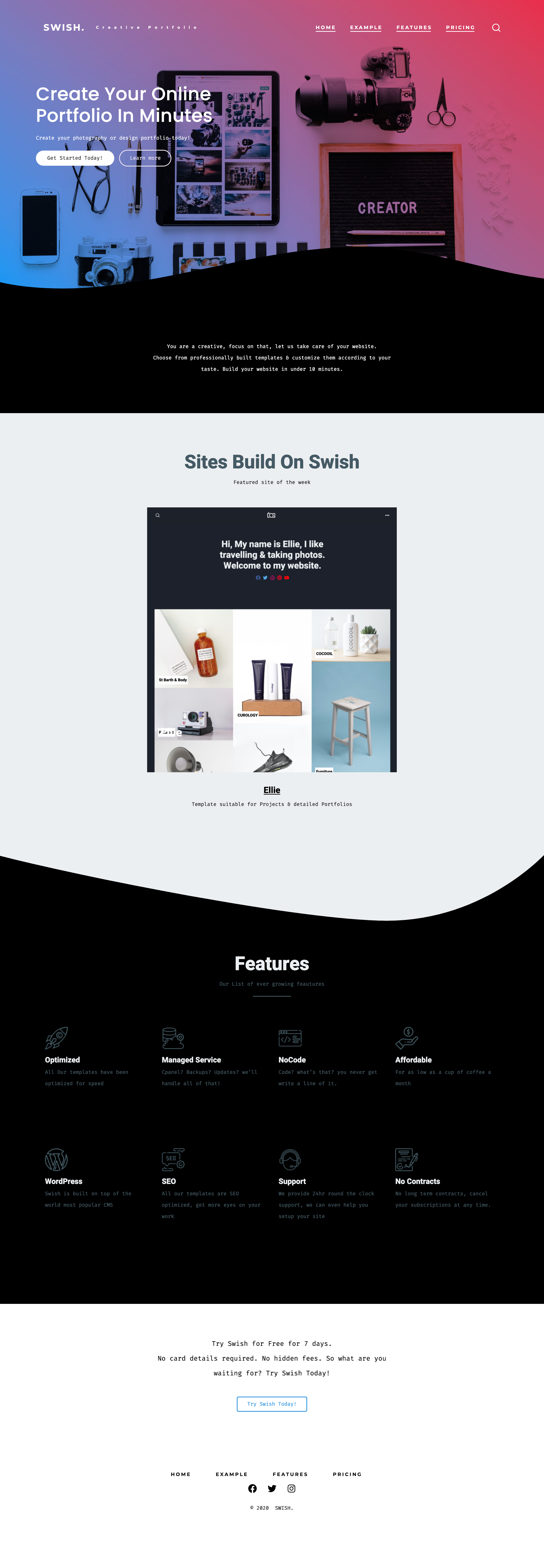 SwishFolio gallery image