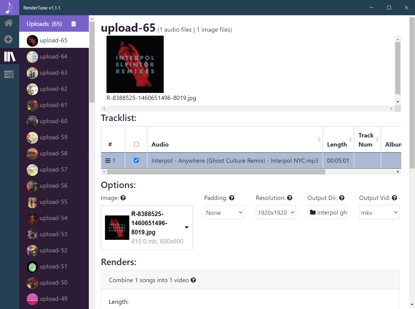 Prestar - Combinar archivos de imagen de audio en archivos de video para YouTube media 1