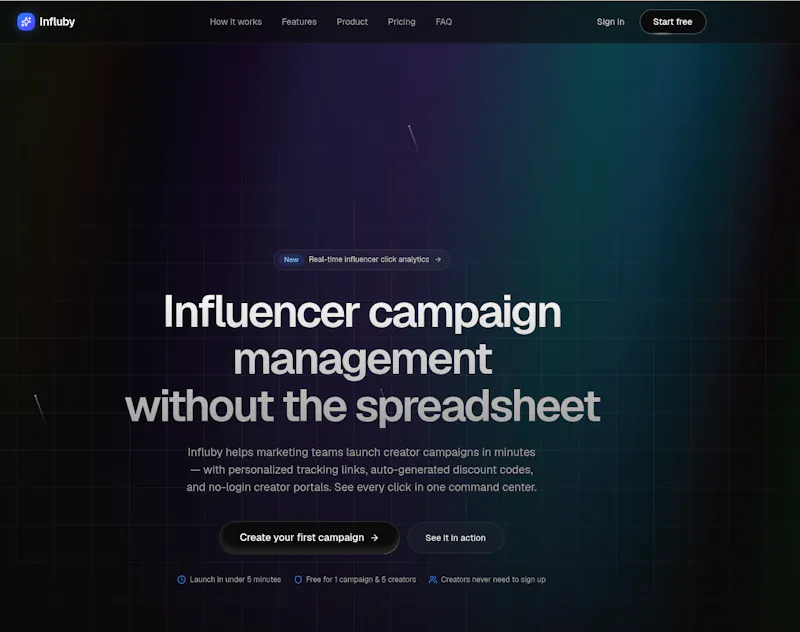 Influencer Campaign Management screenshot 2