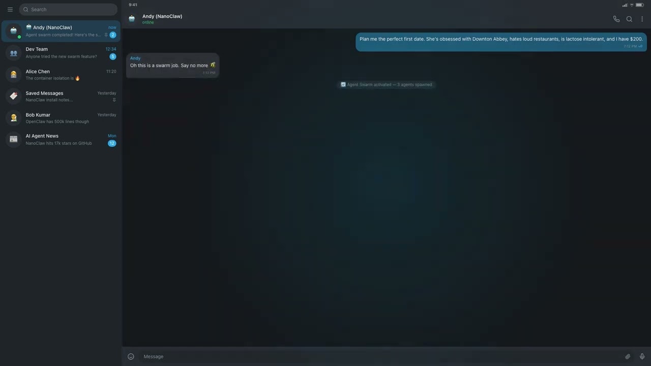 NanoClaw gallery image