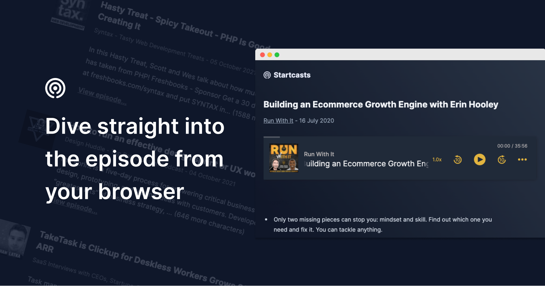 Startcasts gallery image