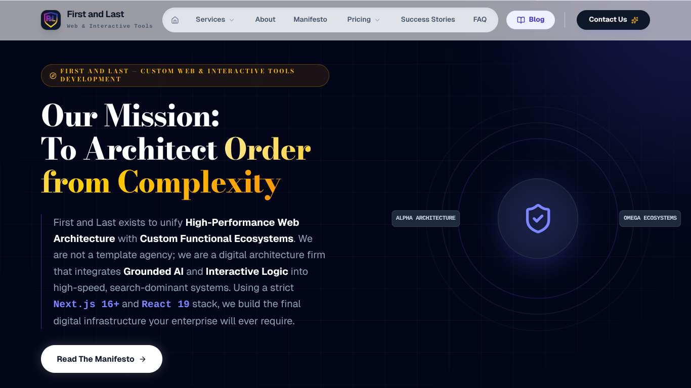First and Last — Web & Interactive Tools gallery image