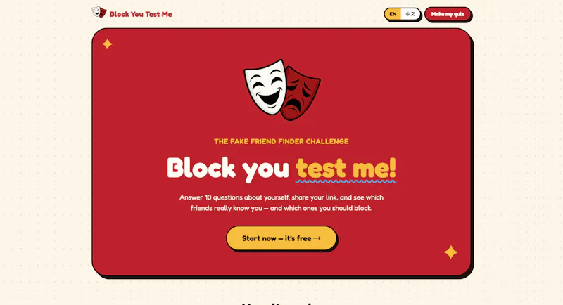 Block You Test Me screenshot 1