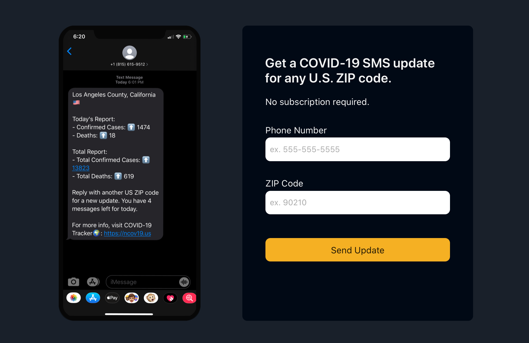 COVID-19 Tracker gallery image