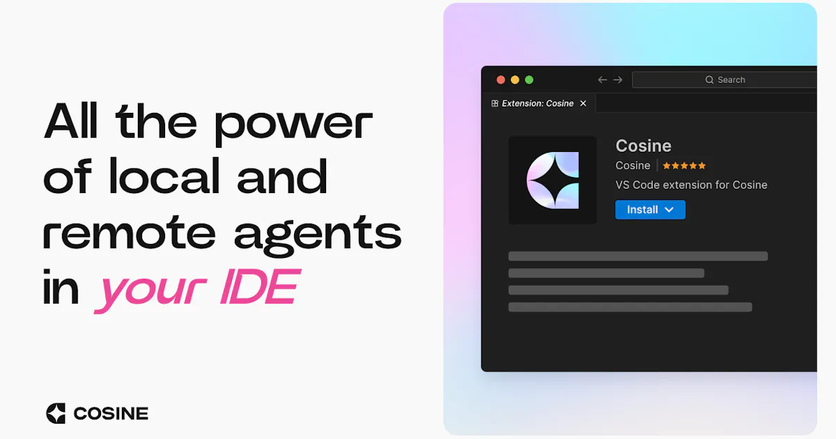 Cosine VS Code Extension