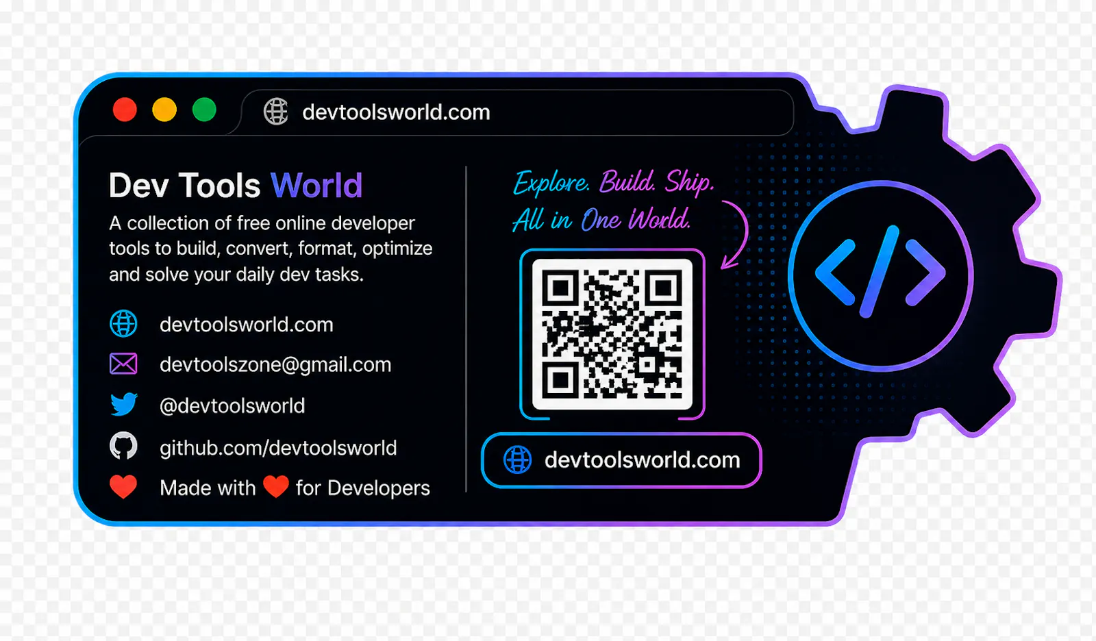 DevToolsWorld screenshot 2