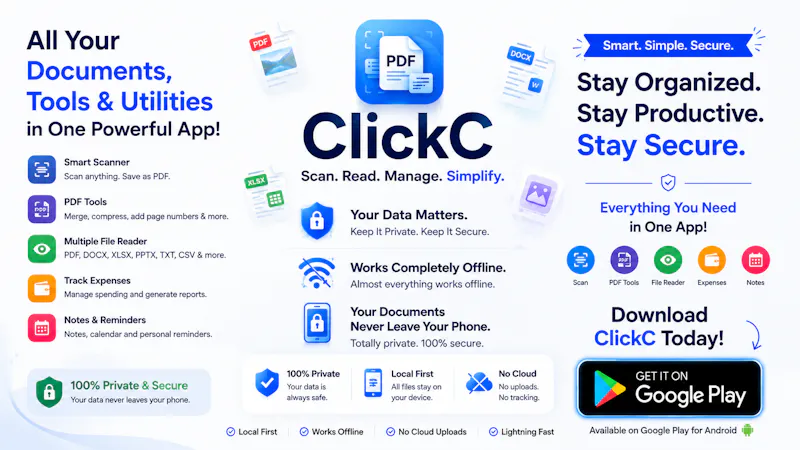 ClickC: PDF Scanner & Reader screenshot 2