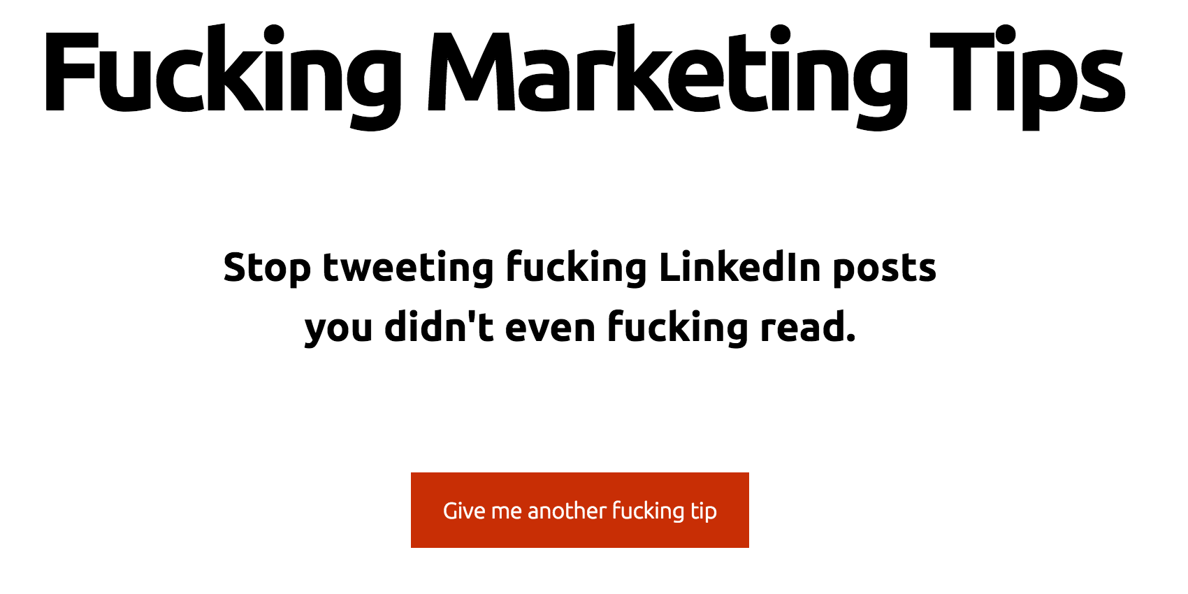 Fucking Marketing Tips gallery image