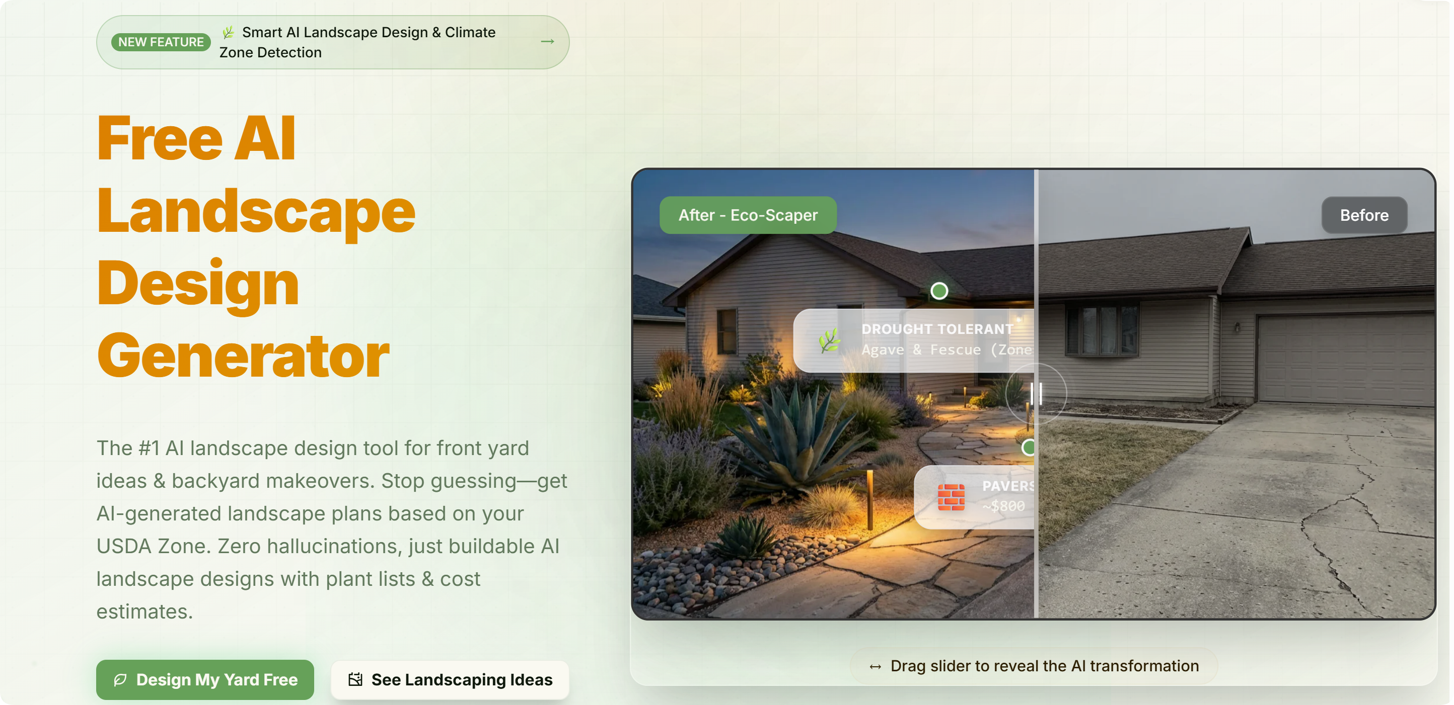 EcoScaper AI - Screenshot 5 showing product features and functionality