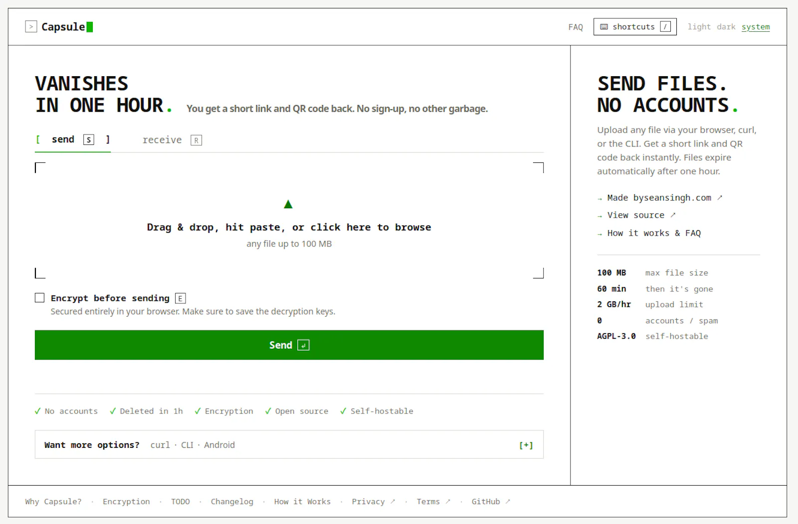 Capsule screenshot 2
