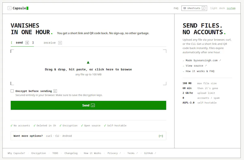 Capsule screenshot 2