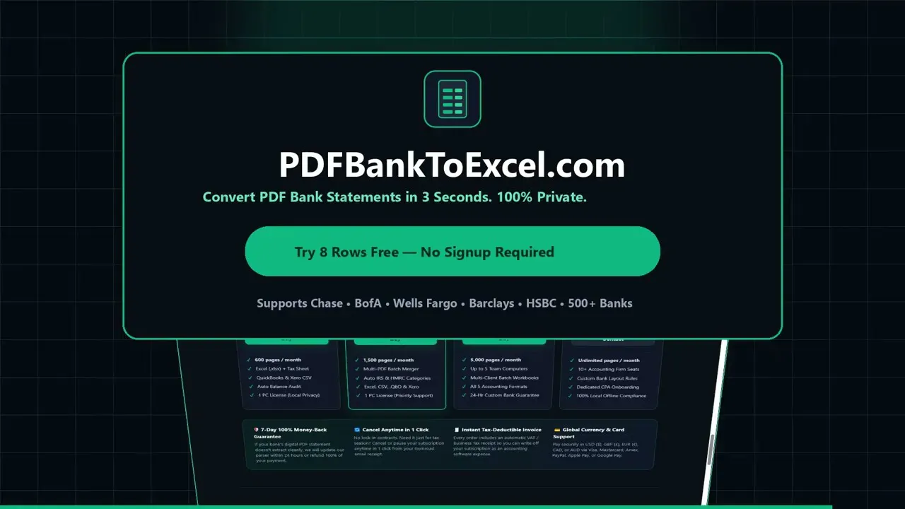 PDFBankToExcel gallery image