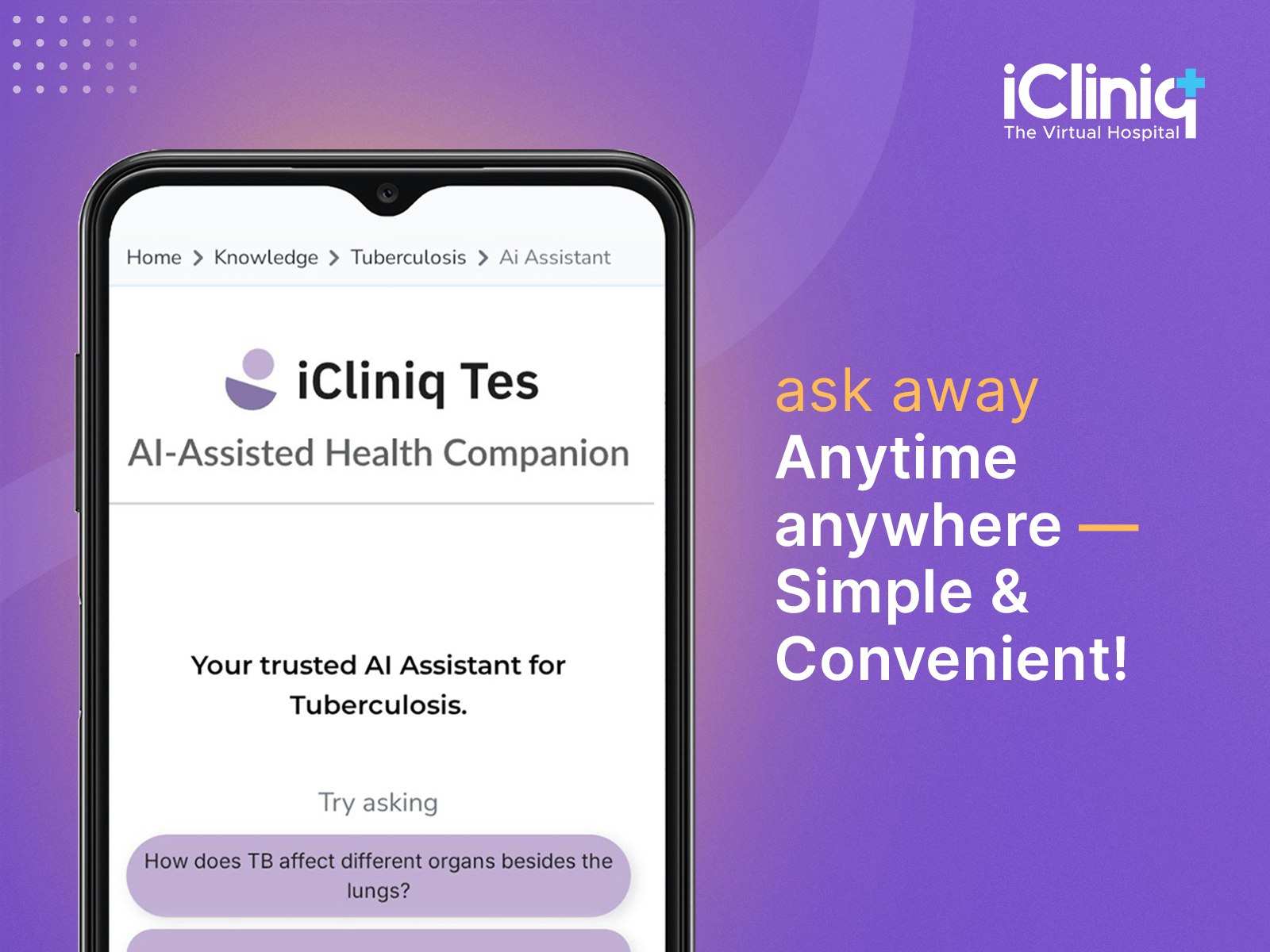iCliniq Tes -TB AIアシスタント media 3