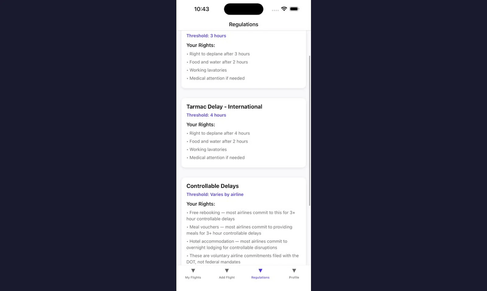 Flight Rights screenshot 4