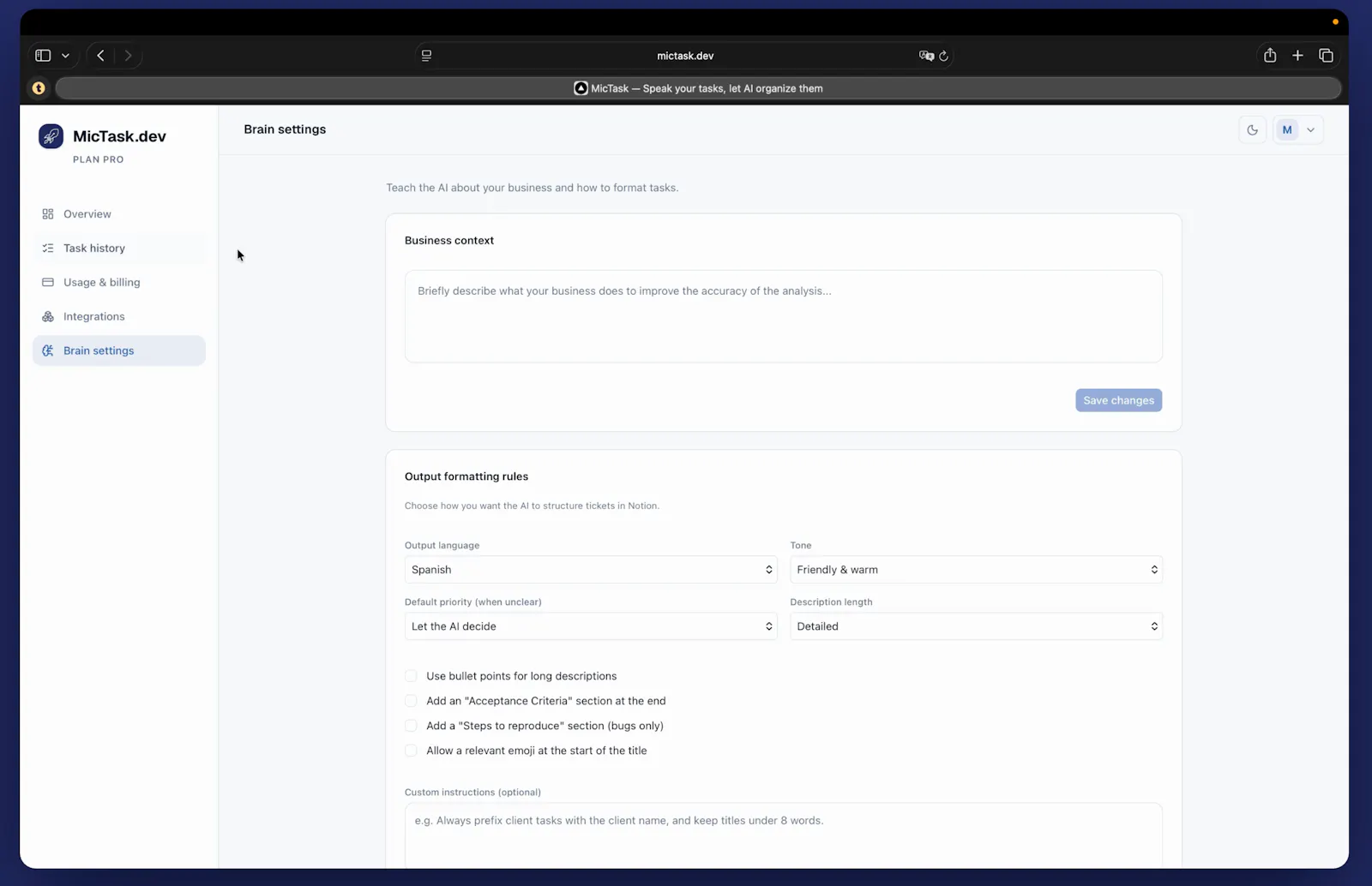 MicTask screenshot 4