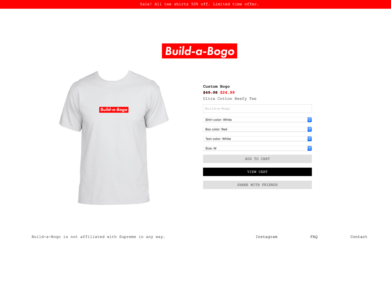 Build-a-Bogo gallery image