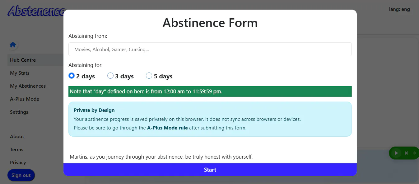 Abstenence gallery image