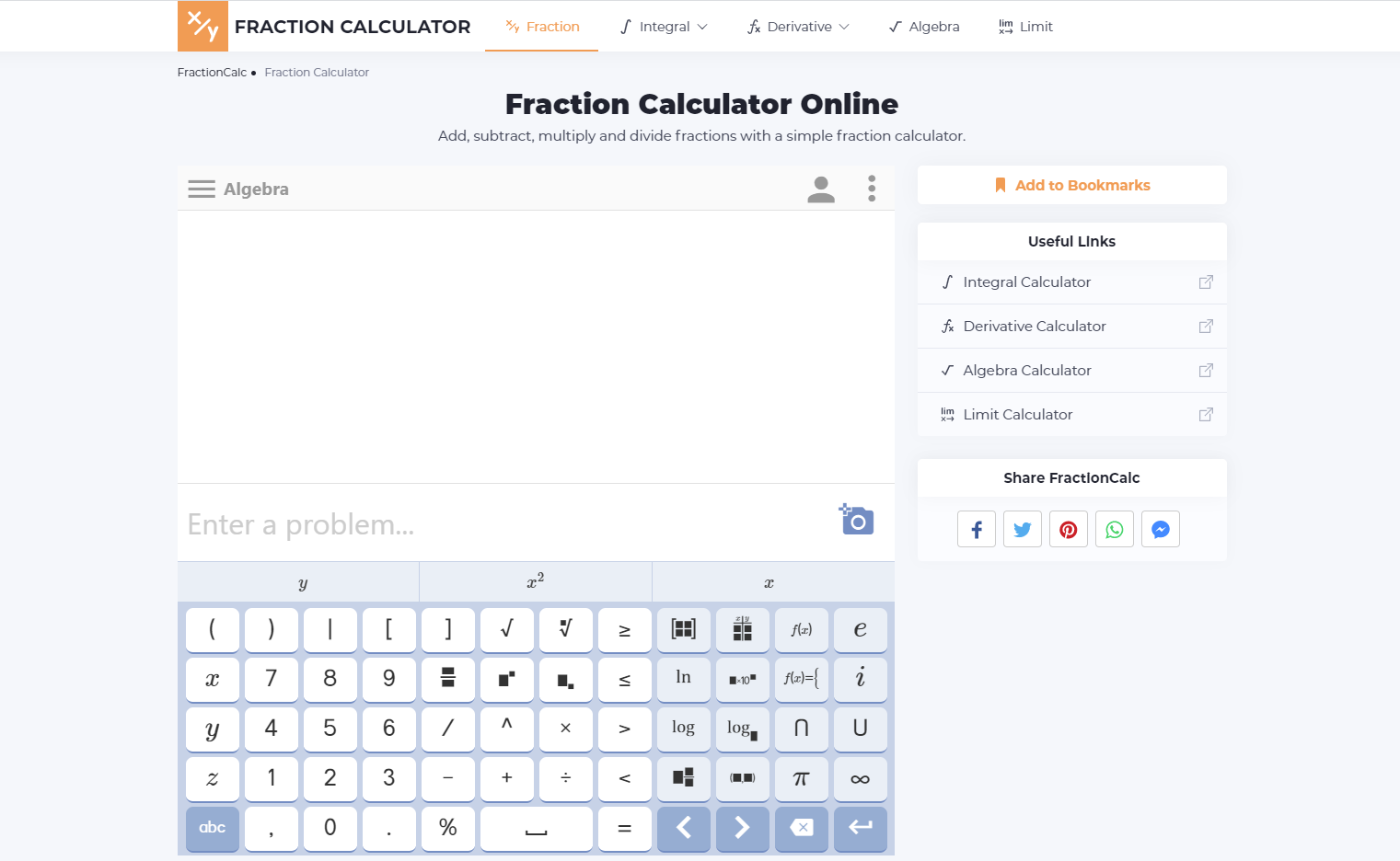 Fraction Calculator gallery image