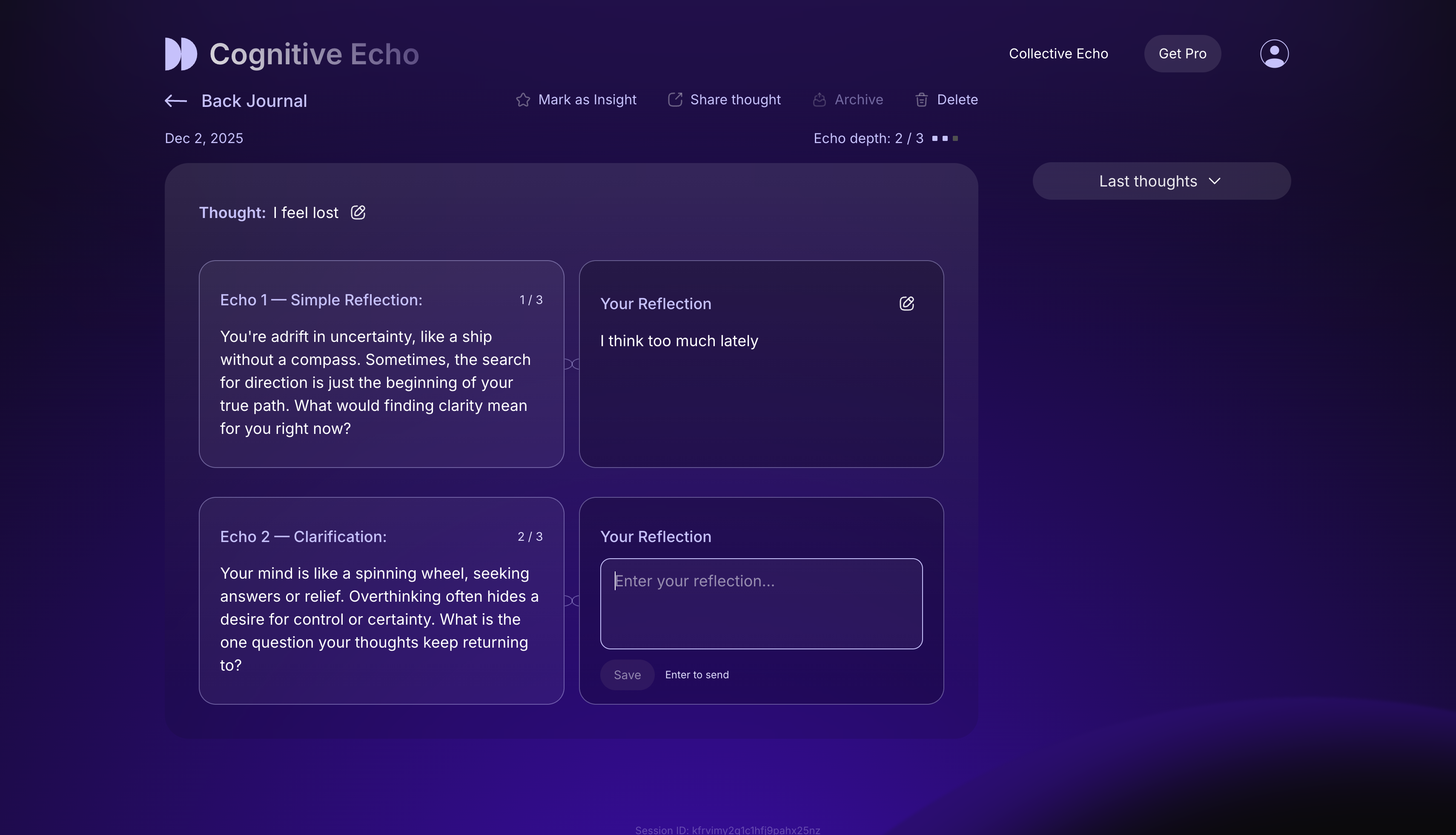 AI that reflects your thoughts back gallery image