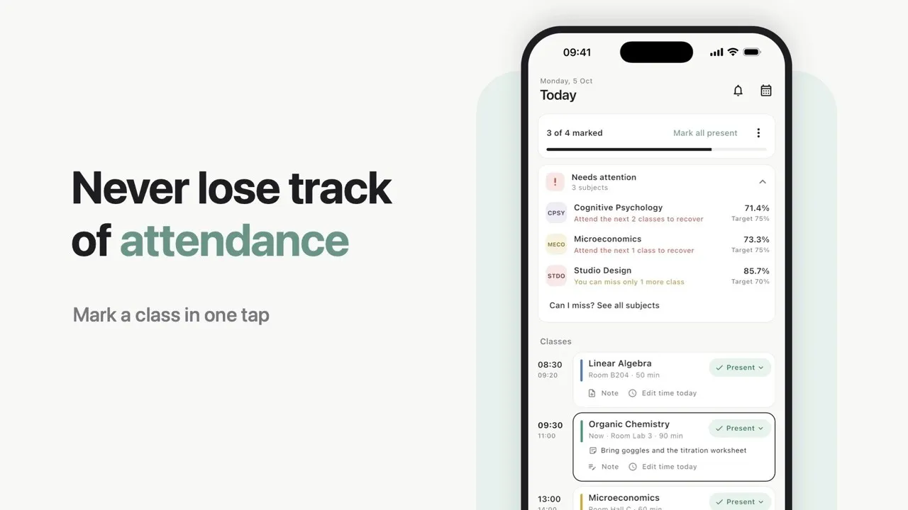 Classly: Attendance Tracker gallery image