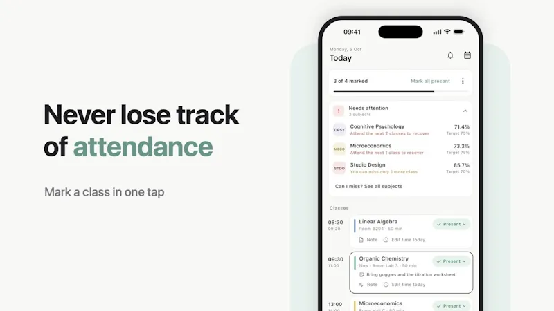 Classly: Attendance Tracker screenshot 1 (video preview)