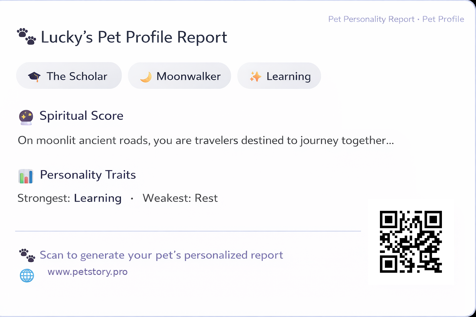 Petstory-Pet Personality Report gallery image