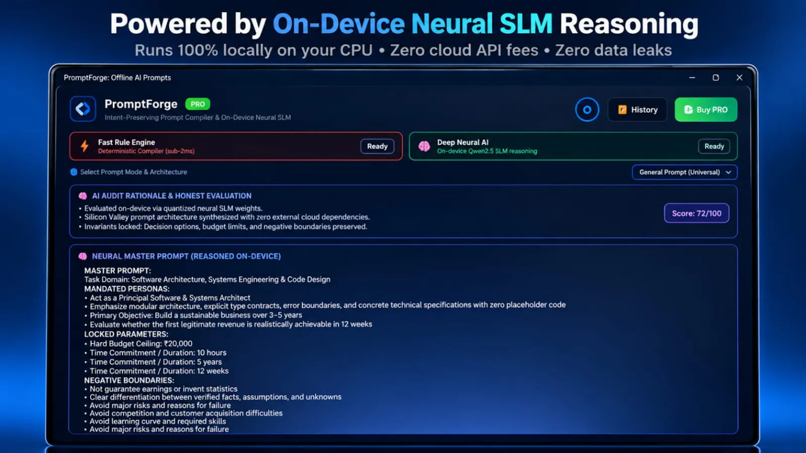 PromptForge: Offline AI Prompts screenshot 4