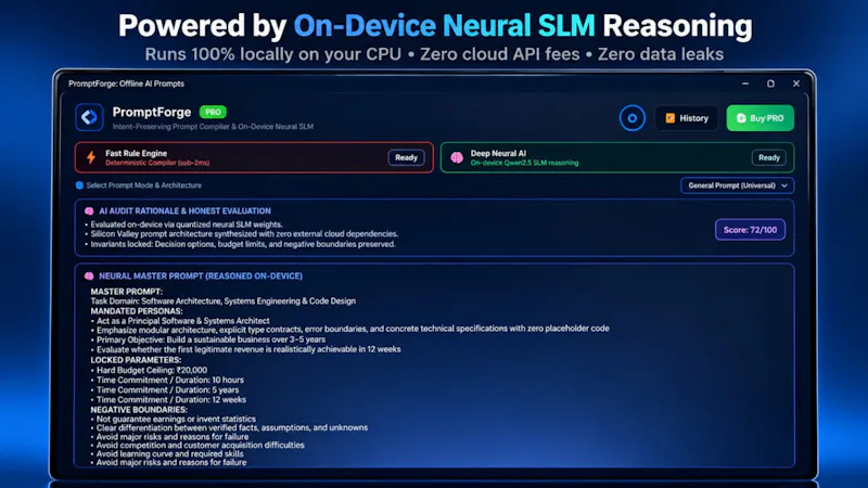 PromptForge: Offline AI Prompts screenshot 4