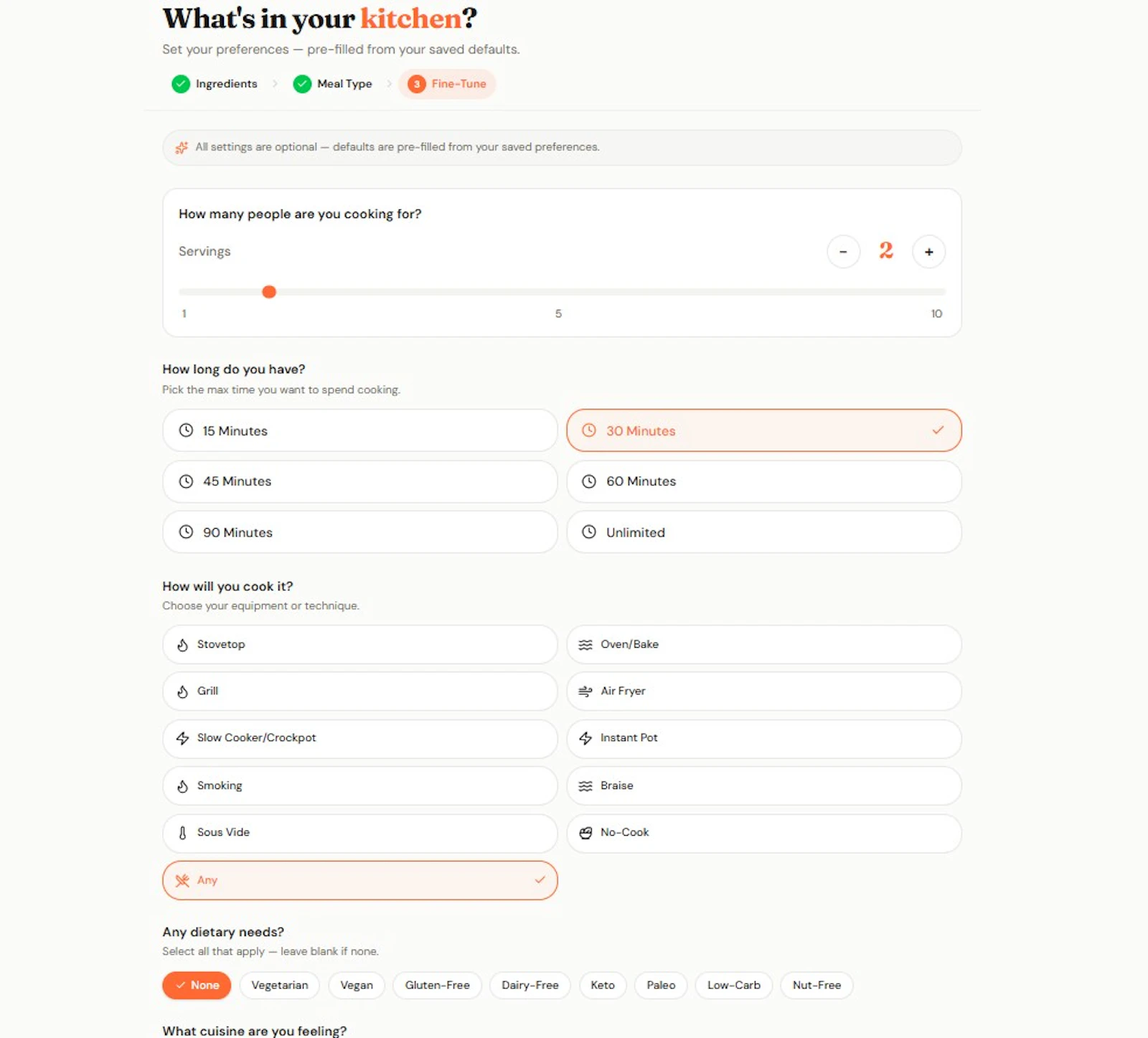 FridgeChef screenshot 2
