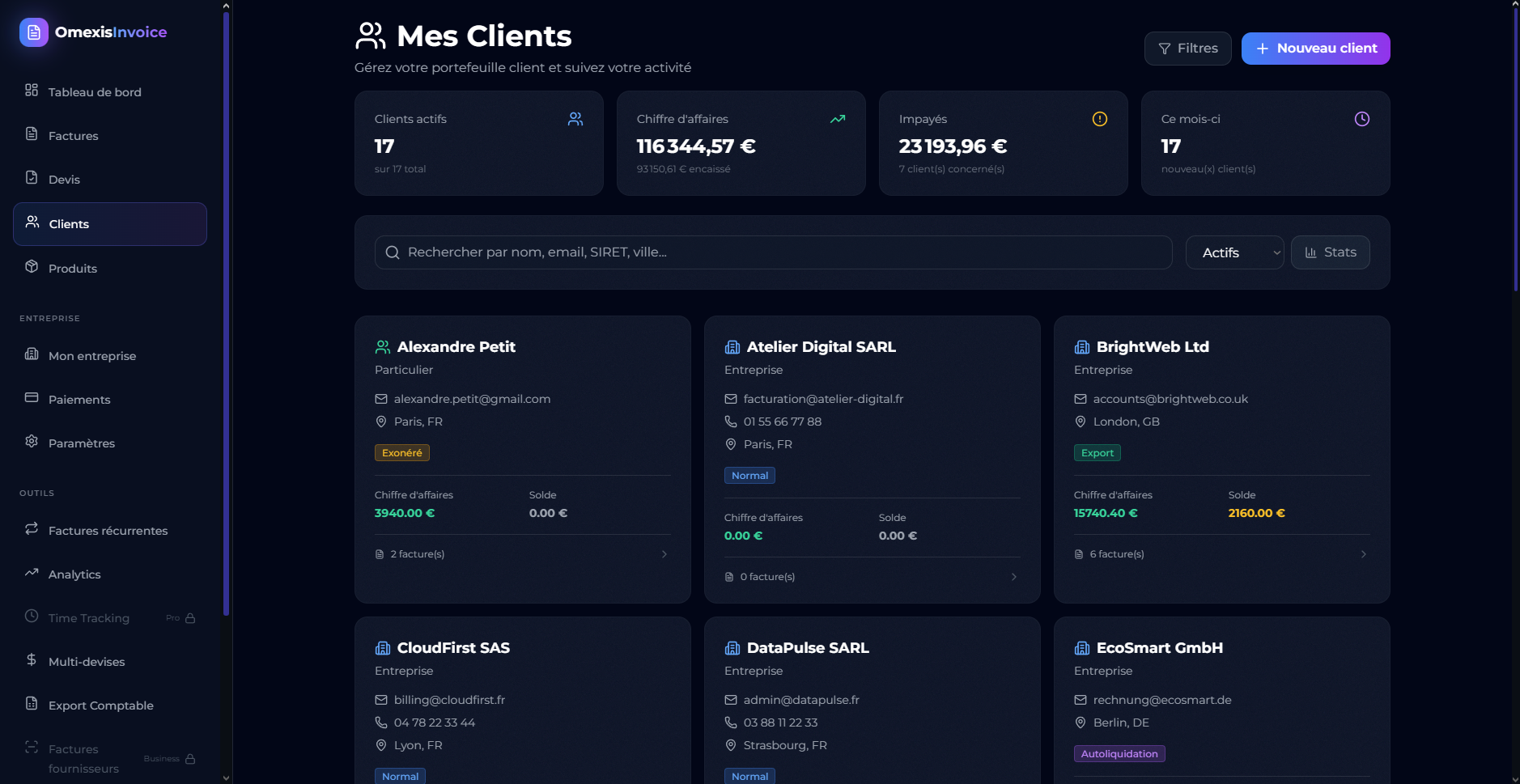 Omexis Invoice gallery image